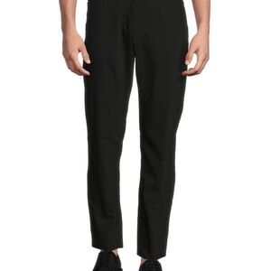 BRAX Cooper Fancy Wool Blend Black  Regular Fit Pants 33/34